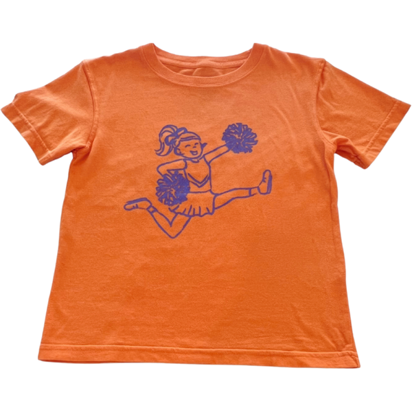 Orange & Purple Cheerleader T-Shirt