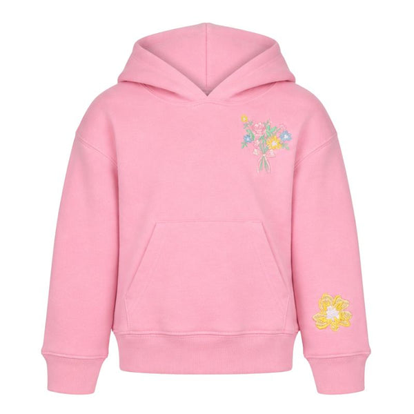 Embroidered Happiness in Bloom Hoodie