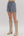 Quilted Shorts- Denim