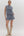 Quilted Shorts- Denim