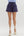 High-Waisted Shorts- Navy
