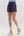 High-Waisted Shorts- Navy