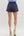 High-Waisted Shorts- Navy
