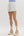 High-Waisted Shorts- Off White