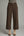 Solid Wide Leg Pants- Brown