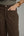 Solid Wide Leg Pants- Brown