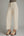 Solid Wide Leg Pants- Ecru