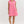Collared V-Neck Sleeveless Dress- Candy Pink
