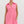 Collared V-Neck Sleeveless Dress- Candy Pink