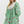 Bishop Sleeve Pullover Dress- Pistachio