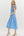 V-Neck Tiered Midi Dress- Chambray