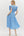 V-Neck Tiered Midi Dress- Chambray
