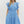 V-Neck Tiered Midi Dress- Chambray