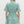 Floral Print Ruffle Sleeve Pullover Dress- Green