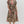 Paisley Pattern Smocked Cuff Band Tiered Dress- Olive