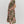 Paisley Pattern Smocked Cuff Band Tiered Dress- Olive