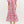 Floral Print Flutter Sleeve Pullover Dress- Pink