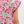 Floral Print Flutter Sleeve Pullover Dress- Pink