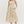 Floral Print Shoulder Tie Pullover Dress- Cream