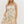 Floral Print Shoulder Tie Pullover Dress- Cream