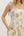 Floral Print Shoulder Tie Pullover Dress- Cream