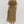 Floral Pattern Button Closure Dress- Brown