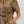 Floral Pattern Button Closure Dress- Brown