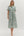 Floral Ruffle Hem Dress- Forest
