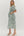 Floral Ruffle Hem Dress- Forest
