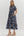 Botanical Pattern Dress- Navy