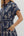 Botanical Pattern Dress- Navy