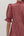Botanical Puff Sleeve Dress- Wine