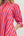 Striped 3/4 Puff Sleeve Dress- Pink/Red