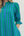 Striped 3/4 Puff Sleeve Dress- Green/Blue