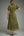 Eyelet Short Puff Sleeve Dress- Olive