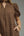 Eyelet Short Puff Sleeve Dress- Brown