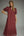 Eyelet Short Puff Sleeve Dress- Burgundy