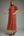 Eyelet Short Puff Sleeve Dress- Rust