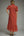 Eyelet Short Puff Sleeve Dress- Rust
