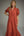 Eyelet Short Puff Sleeve Dress- Rust