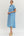 Solid Short Sleeve Collar Dress- Lt. Blue