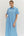 Solid Short Sleeve Collar Dress- Lt. Blue