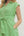 Striped V-Neck Dress- Green