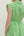 Striped V-Neck Dress- Green