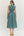 Floral Sleeveless Dress- Green