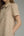 Gingham Print Puff Sleeve Dress- Camel