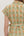 Botanical Stripe Print Dress- Orange