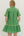 Botanical Stripe Print Dress- Green