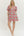 Floral Print Puff Sleeve Dress- Red