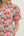 Floral Print Puff Sleeve Dress- Red